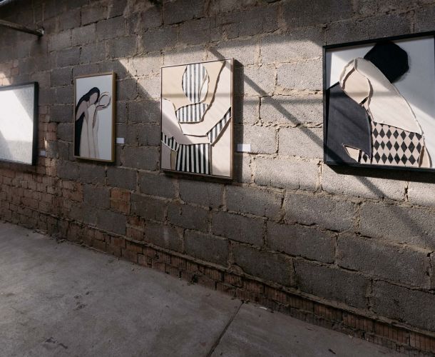 Bild der Kunstwerkstadt Bad Homburg, in welcher die Mietlocation Schärferaum für Tagungen, Workshops und Termine in Bad Homburg bei Frankfurt am Main zu einem der Ausstellungsorte wurde.