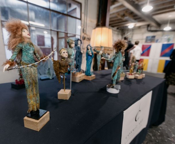 Bild der Kunstwerkstadt Bad Homburg, in welcher die Mietlocation Schärferaum für Tagungen, Workshops und Termine in Bad Homburg bei Frankfurt am Main zu einem der Ausstellungsorte wurde.